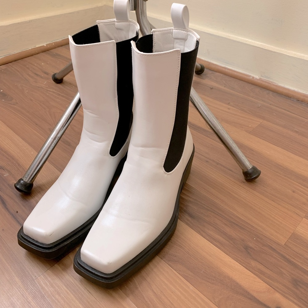 White boots